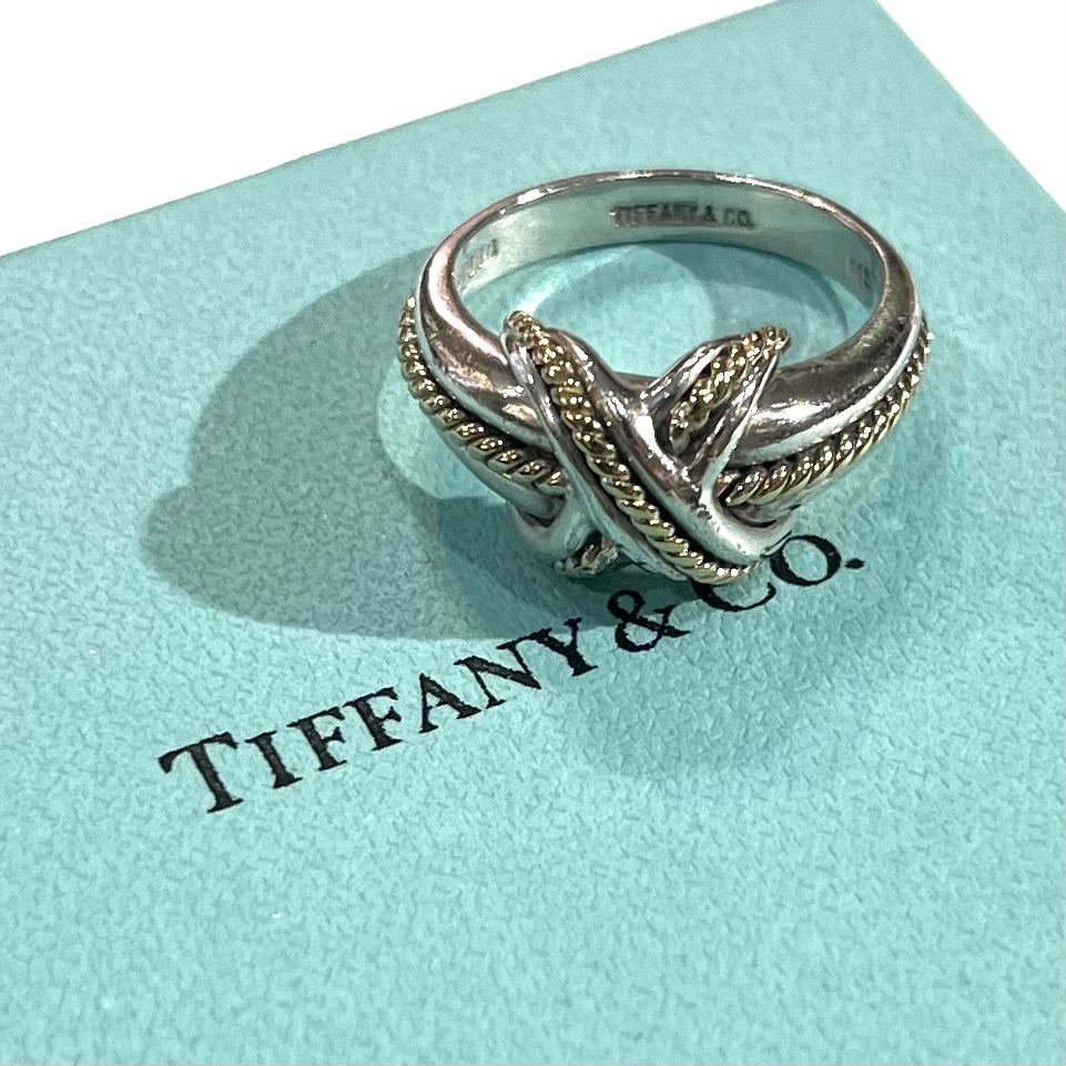 【激レア】VINTAGE TIFFANY & CO.  Silver 925 × 18Kコンビリング