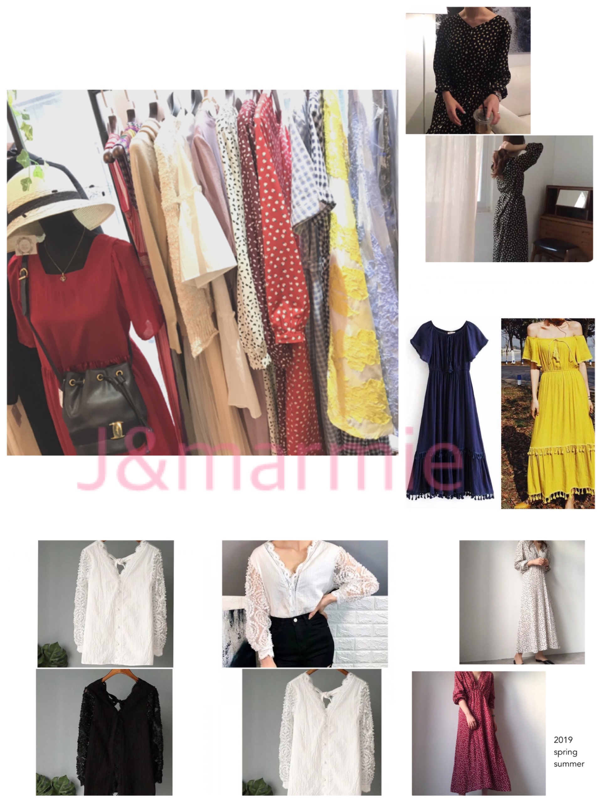 実店舗は福岡にあります♡2019年の春夏も可愛いお洋服が多数！！