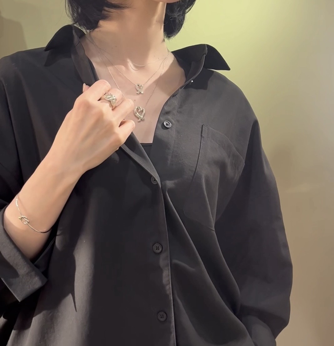 サイズ比較も！30代、40代におススメ！TIFANNY&CO.ペアネックレス♡