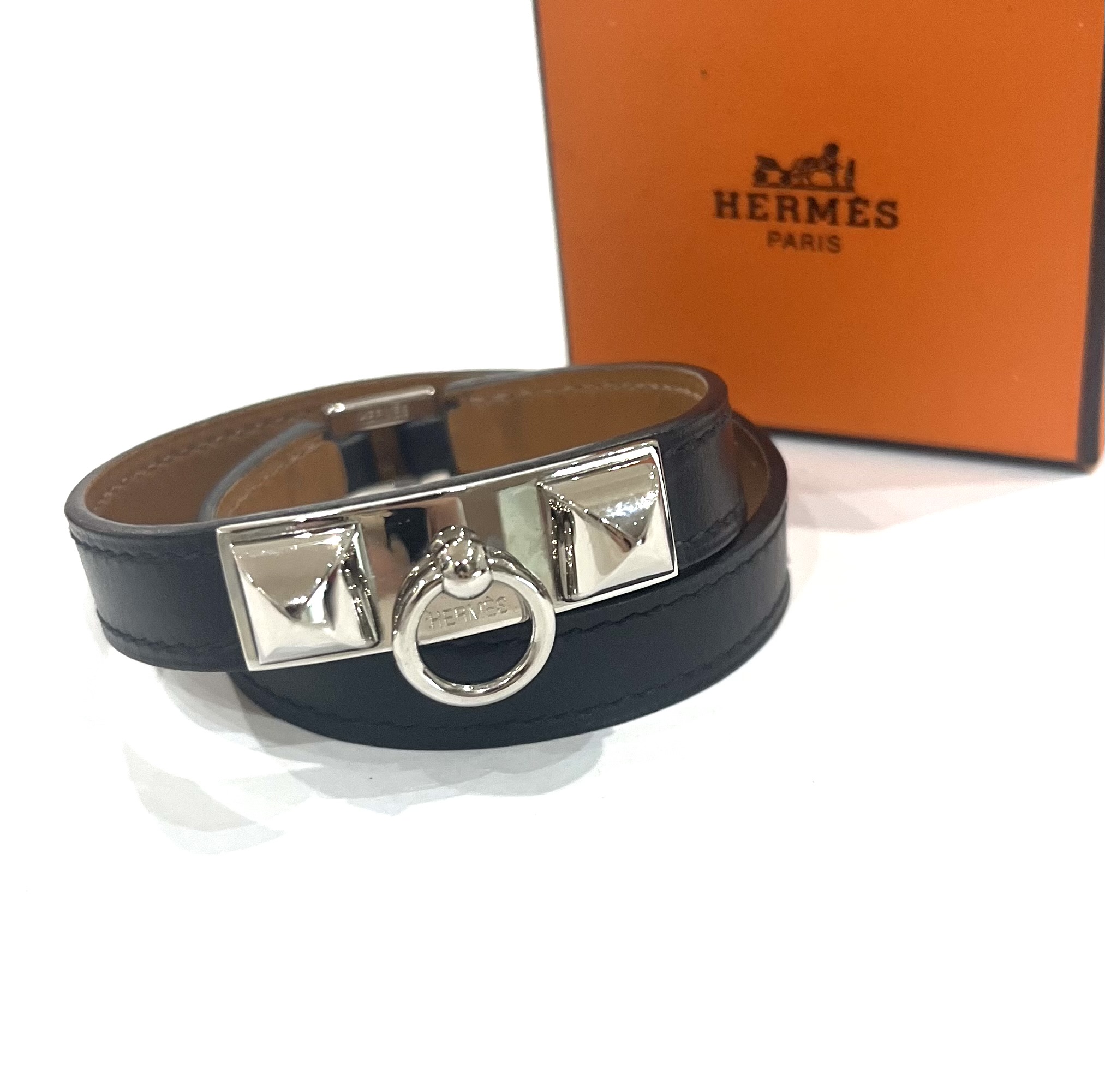 【HERMÈS／エルメス】Collier de Chienドゥブルトゥール ブレスレット