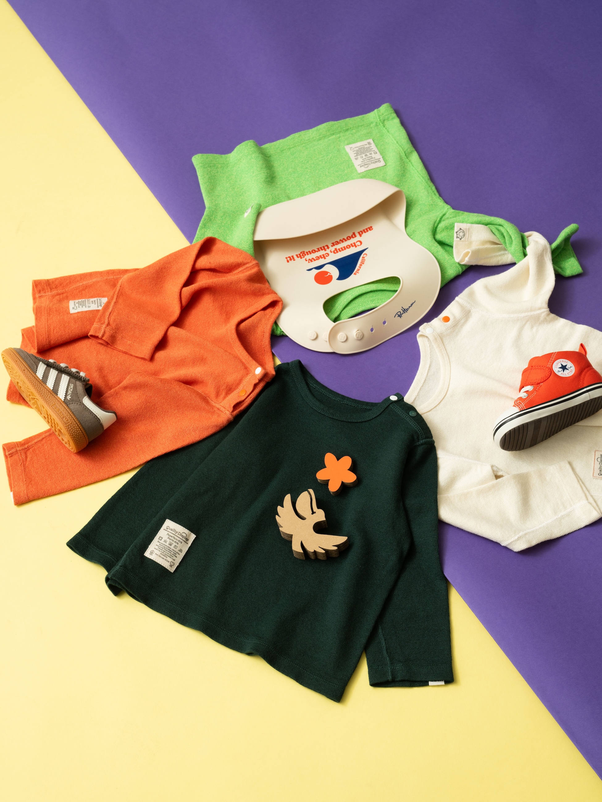OneLuck × ロンハーマン｜紙から生まれた糸と、子どものための服。