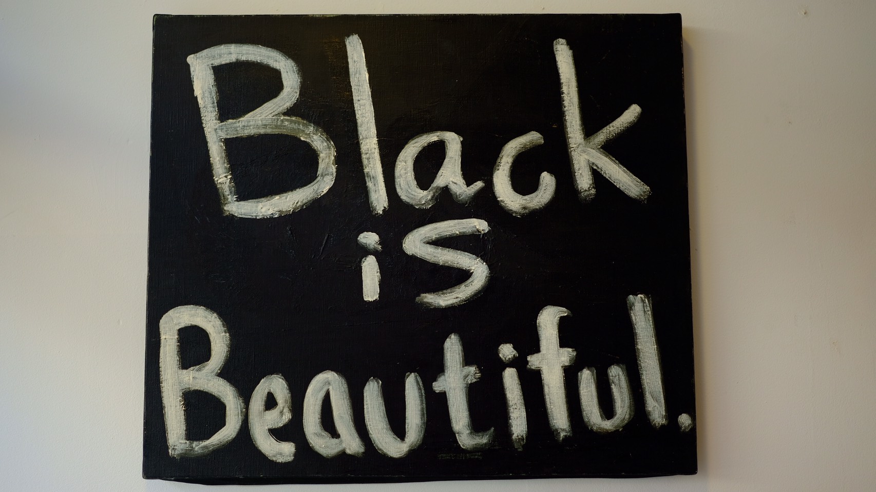 3月の展示「コーヒーもキャンバスも　Black is Beautiful　」