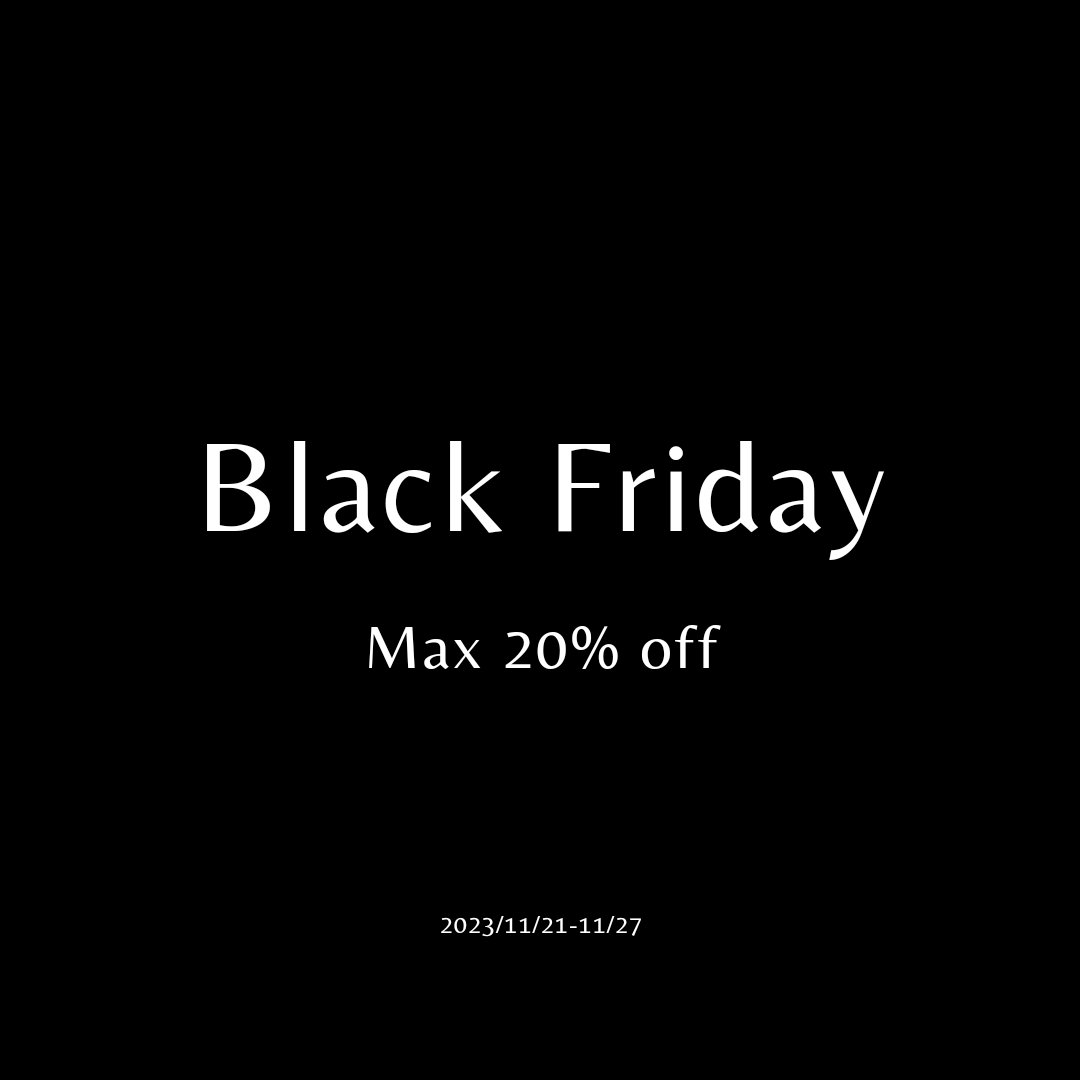 最大20%OFFブラックフライデークーポン配布（11/21〜11/27）