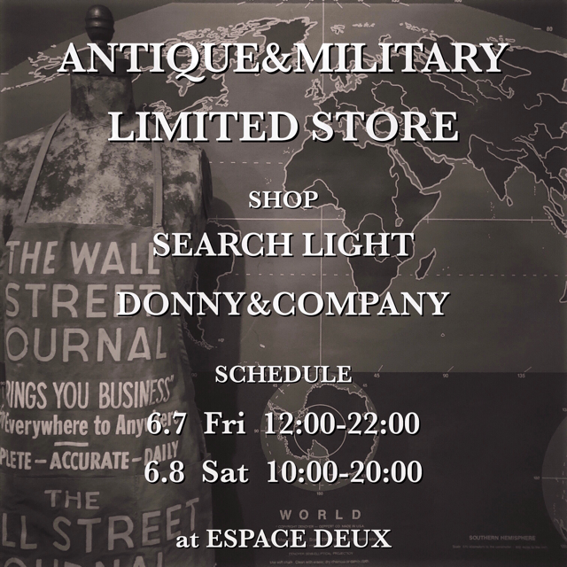 ANTIQUE&MILITALY LIMITED STORE 2019.6