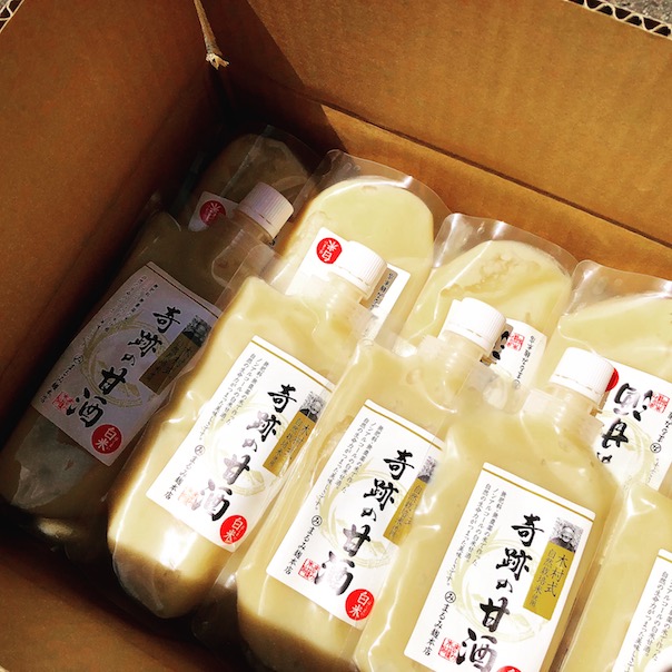 奇跡の甘酒が届きましたー！