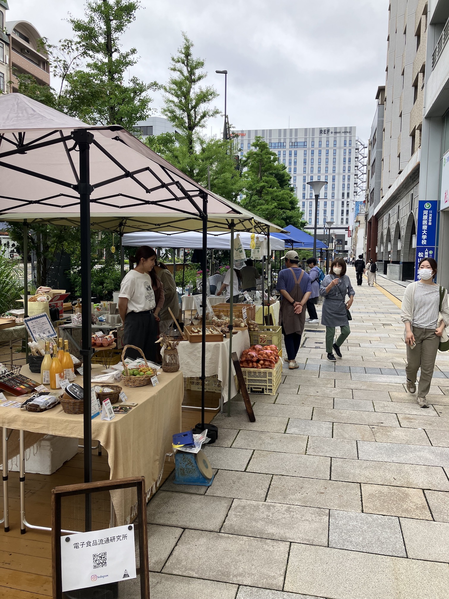 本日はお城下マルシェに出店✨