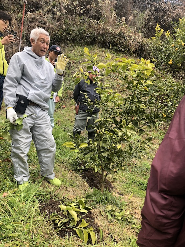 道法正徳さんの剪定講習