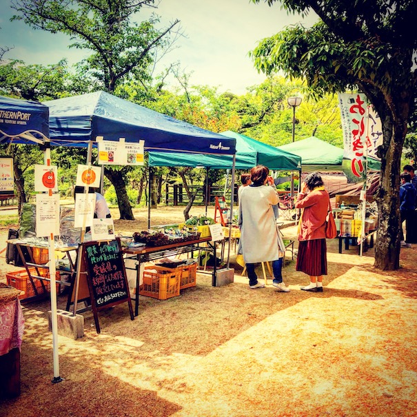 本日はえひめオーガニックマーケットの出店日です。