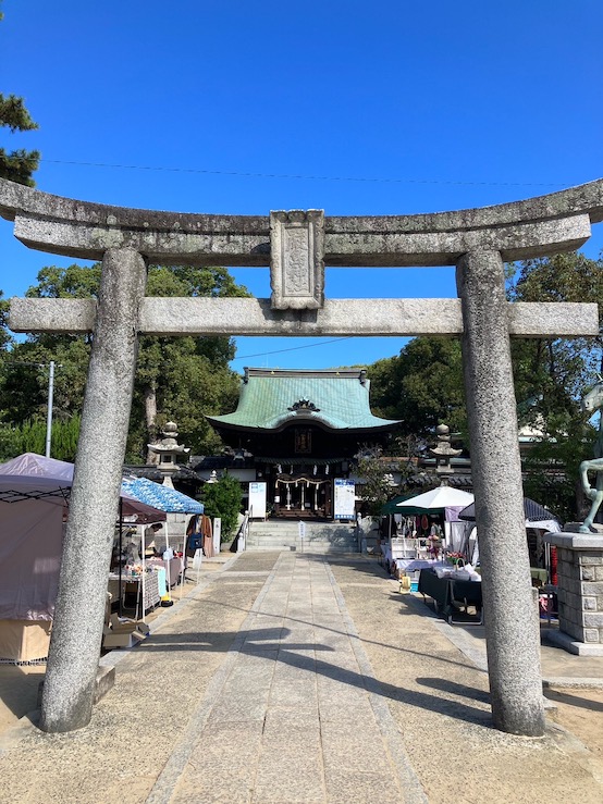 本日はいつくしマルシェに出店⛩️