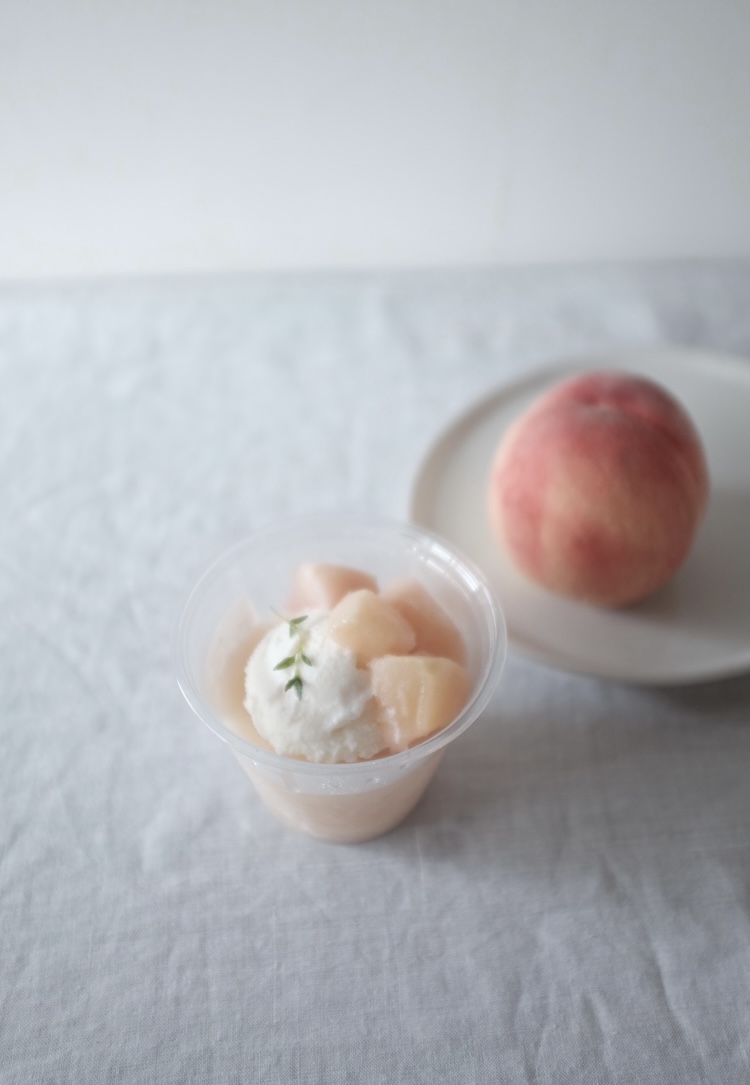 　桃の糀フローズンフロート