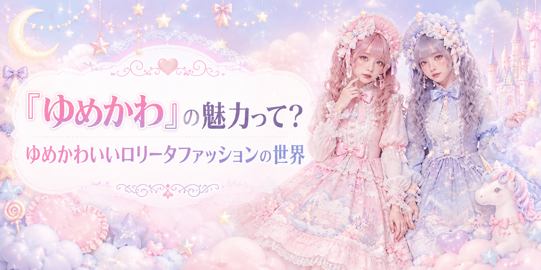 「"ゆめかわ"の魅力って?ゆめかわいいロリータファッションの世界」