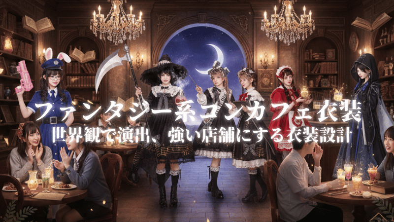 ファンタジー系コンカフェ衣装は“世界観の整合性”で選ぶ｜強い店舗にする衣装設計