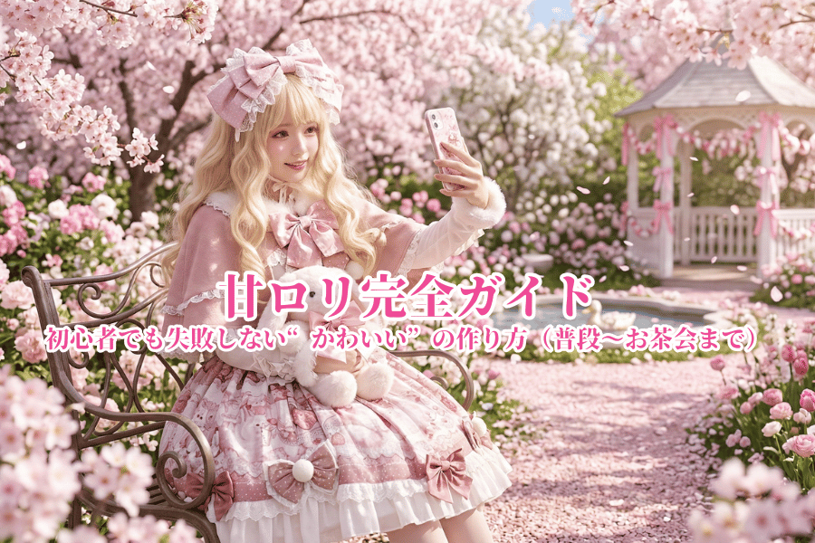甘ロリ完全ガイド｜初心者でも失敗しない“かわいい”の作り方（普段〜お茶会まで）