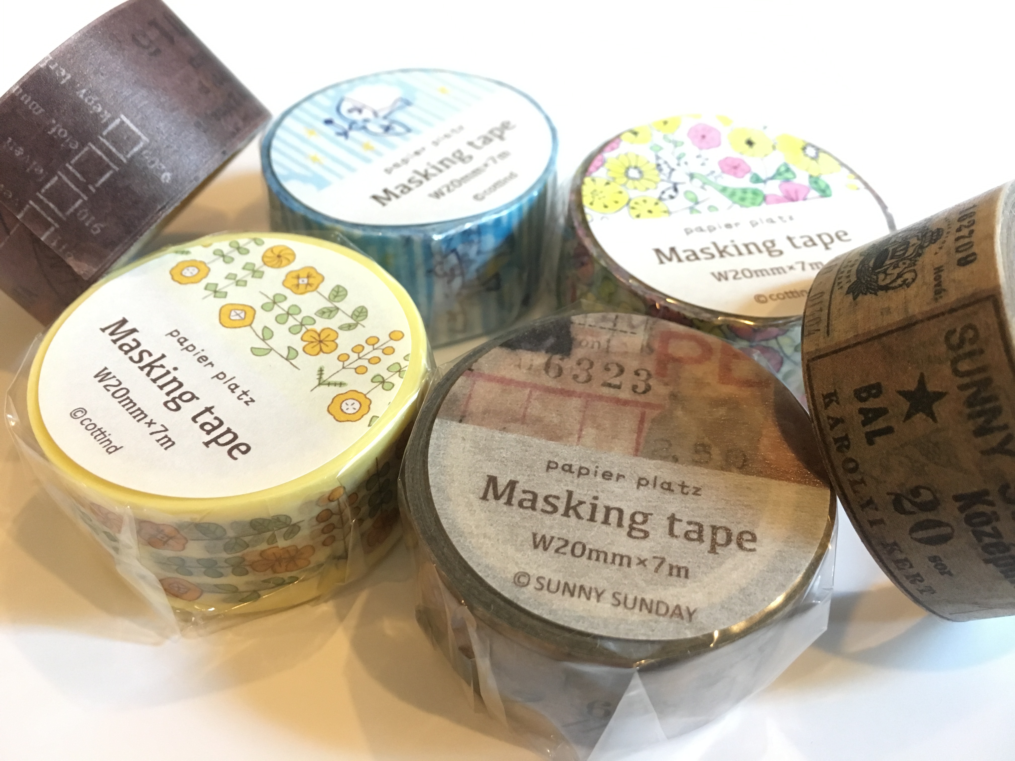 パピアプラッツ新作マステ入荷！