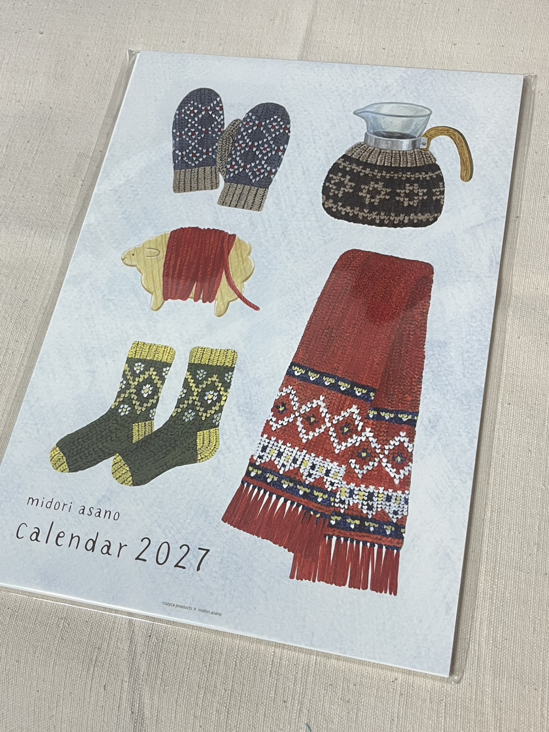 **cozyca products 2027カレンダー入荷!**