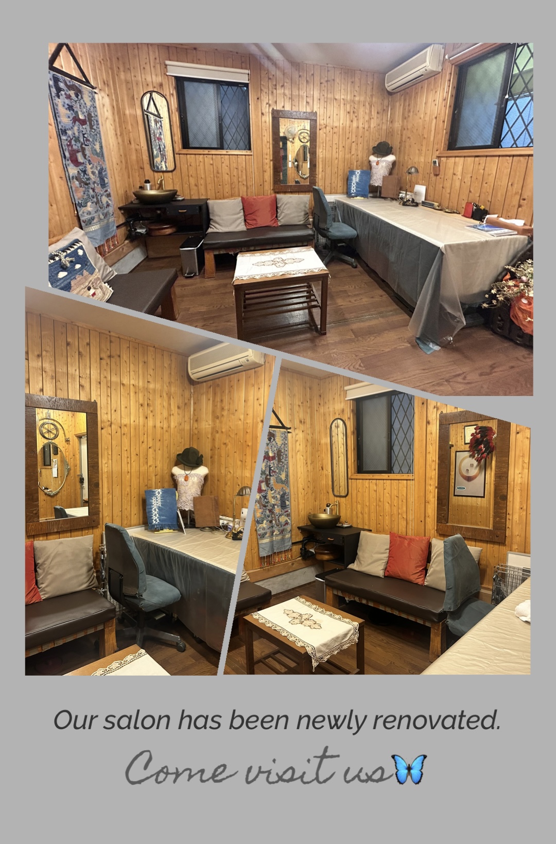 サロンがオープンします