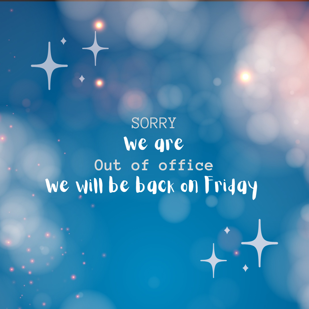 8/31(土)~9/5(木)発送中止のお知らせ