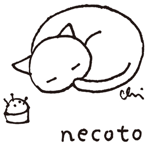 necoto 猫とクラフト　ロゴマークができました。