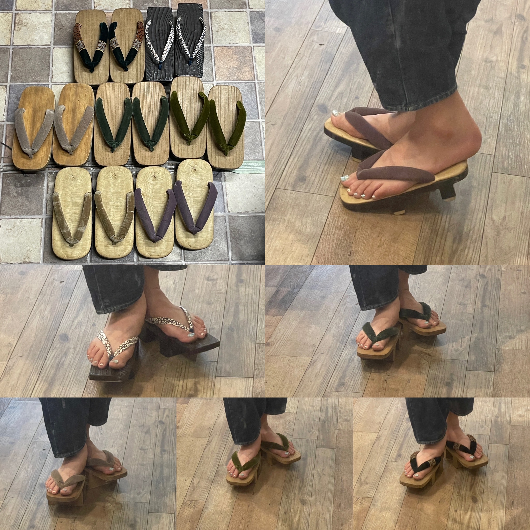 昭和レトロな履き物が入荷しました