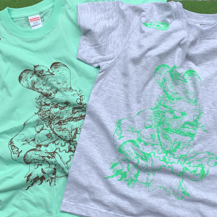 寺田克也さんの新作Tシャツ２種類販売中です