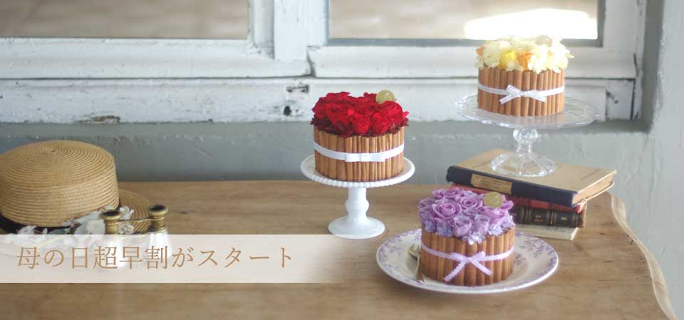 母の日超早割がスタート