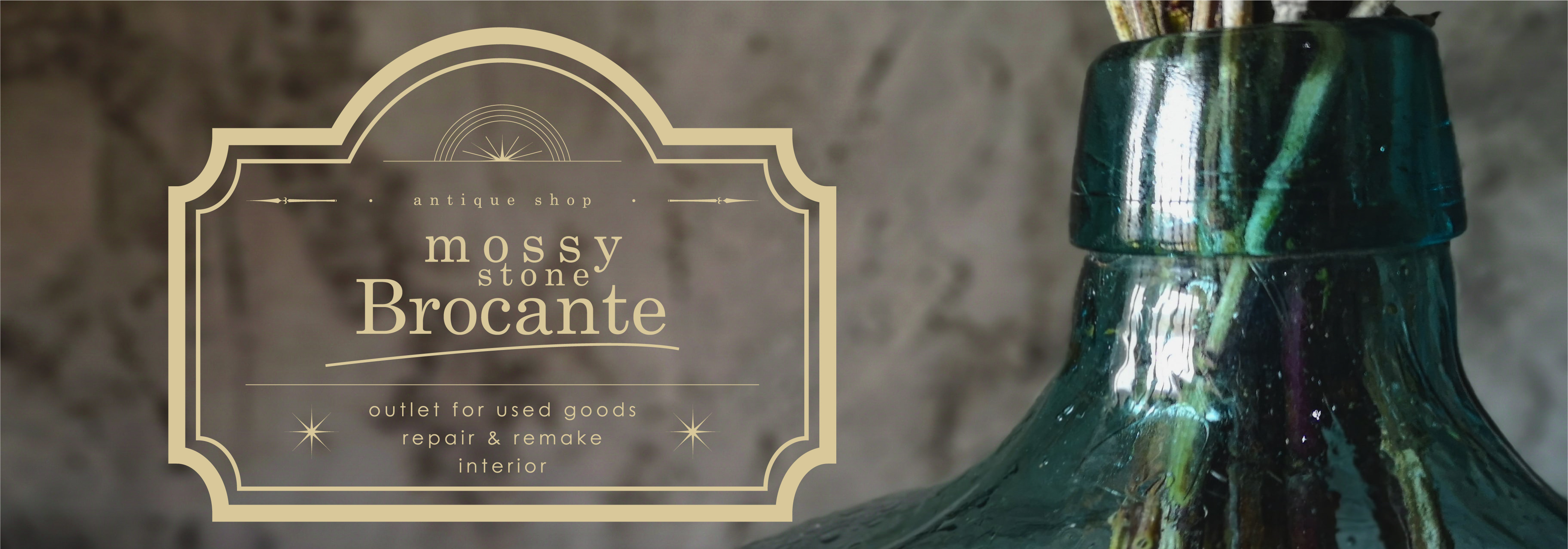 antiqueshop mossystoneBrocante 同時進行中
