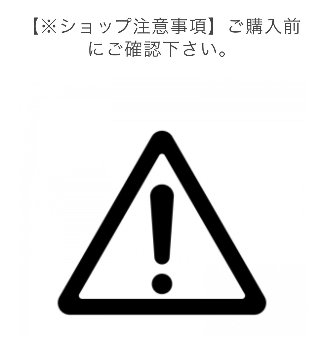 ⚠️購入前にショップ規約必ずご確認ください