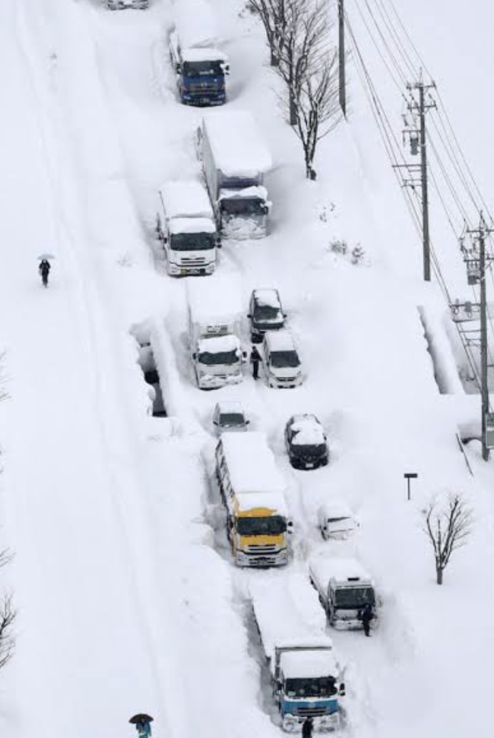 大雪の影響による遅延のお知らせ