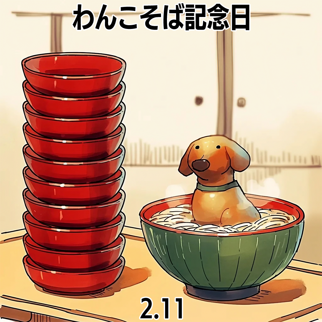 わんこそば記念日