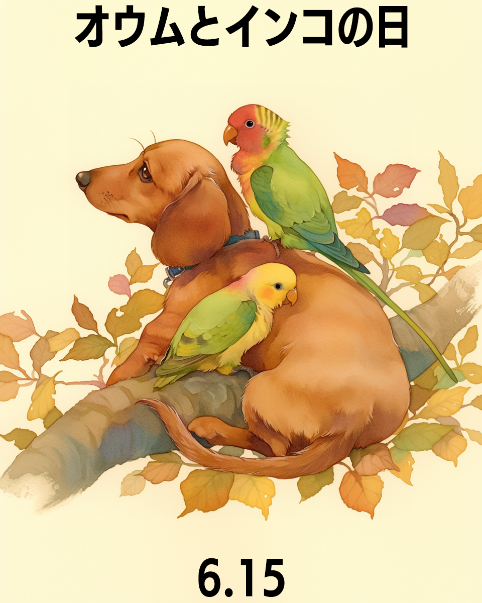 オウムとインコの日