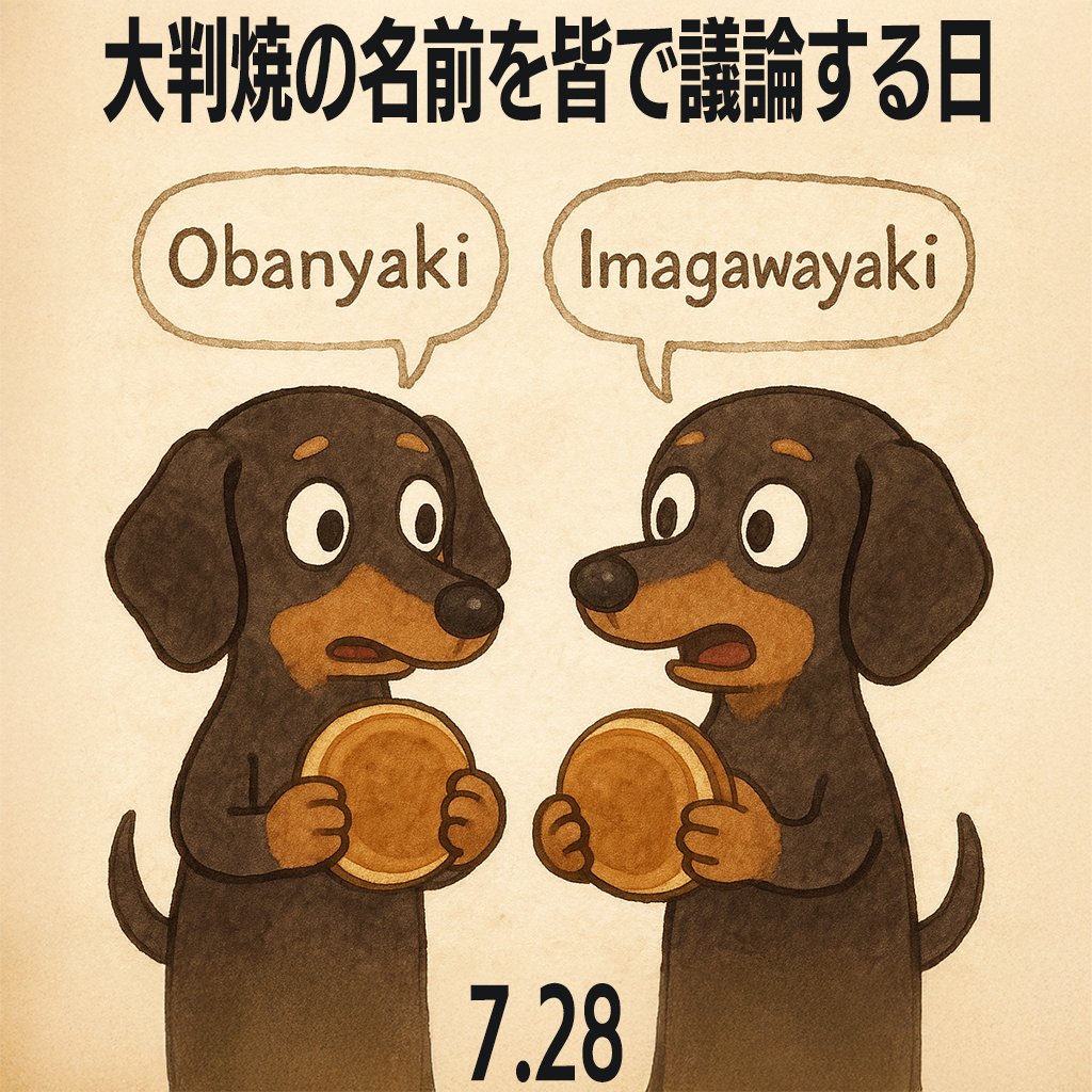 大判焼の名前を皆で議論する日