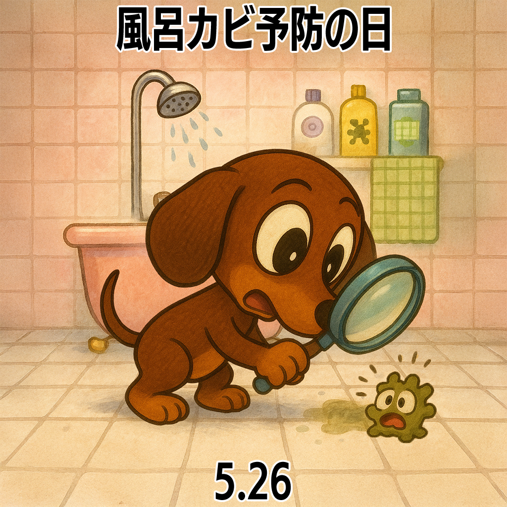 風呂カビ予防の日