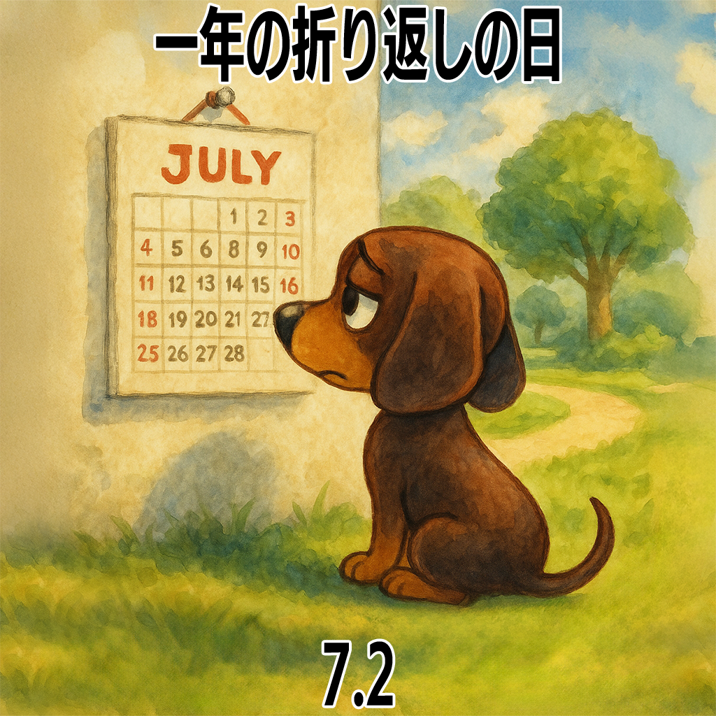 一年の折り返しの日