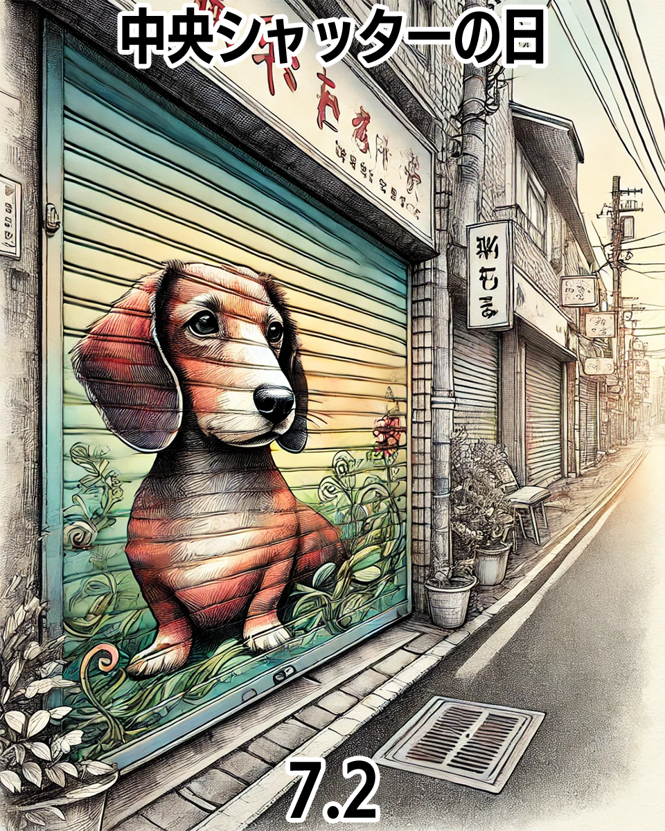 中央シャッターの日