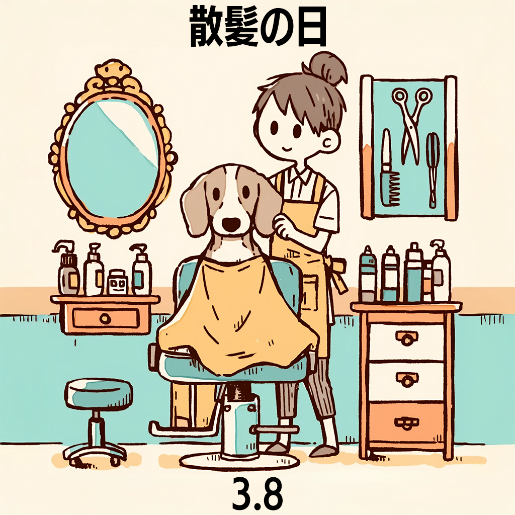 散髪の日