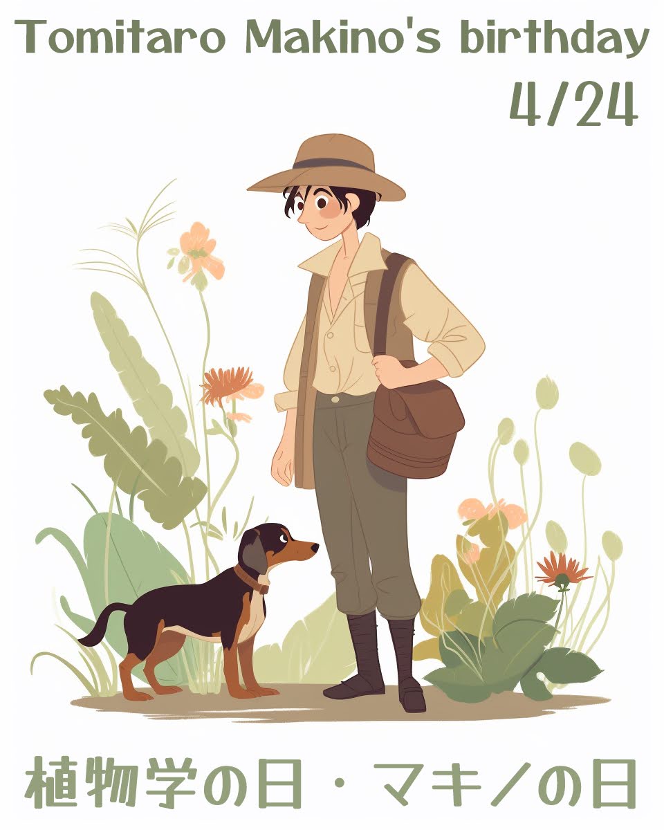 植物学の日　マキノの日