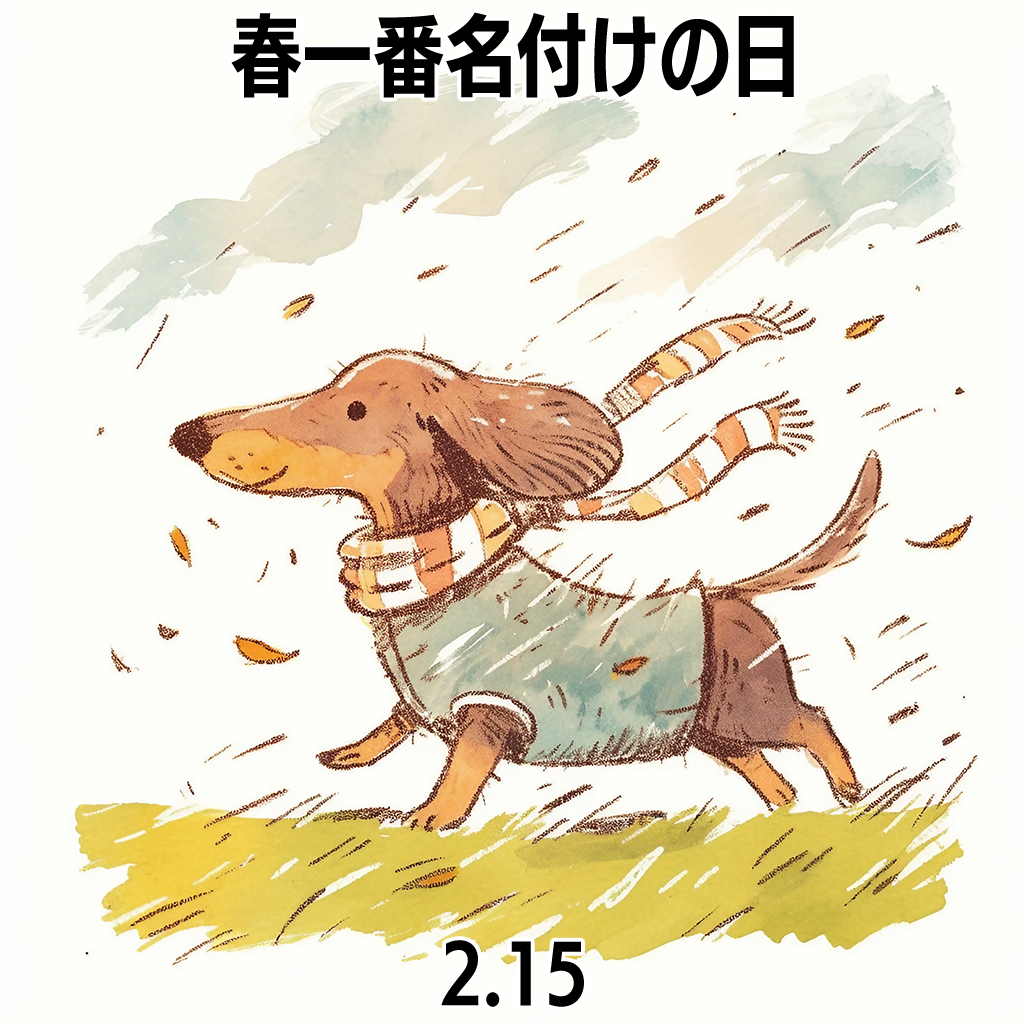 春一番名付けの日