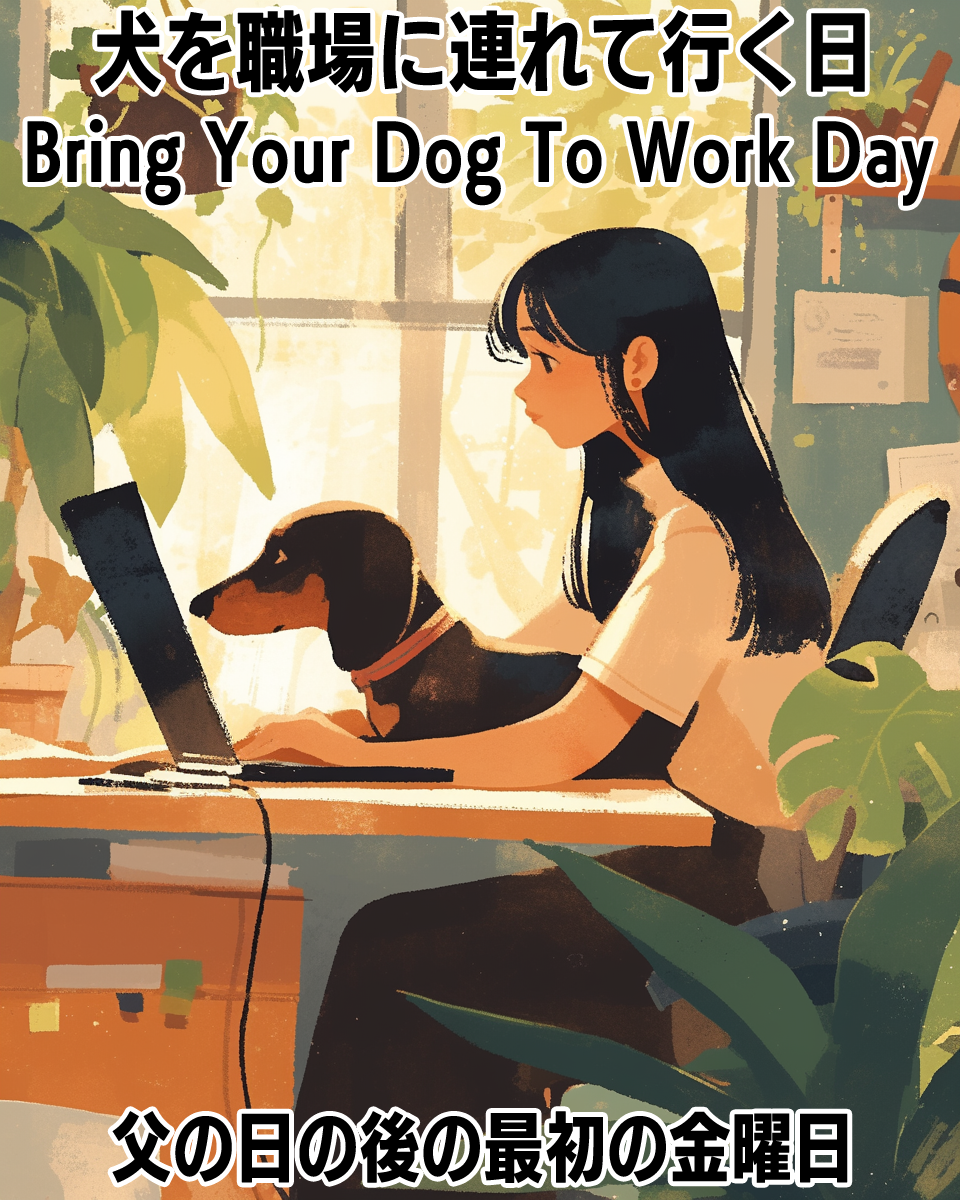 犬を職場に連れて行く日