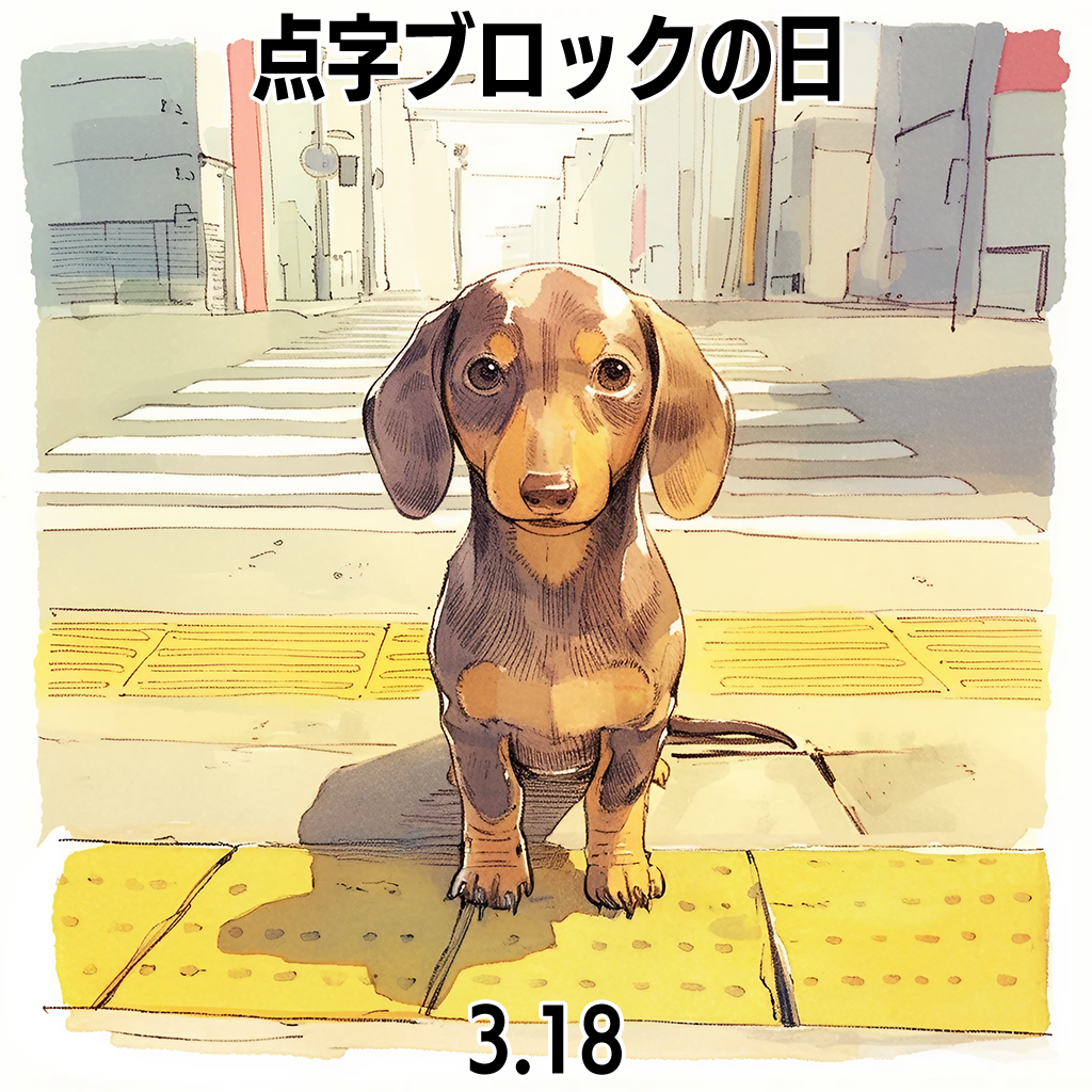 点字ブロックの日