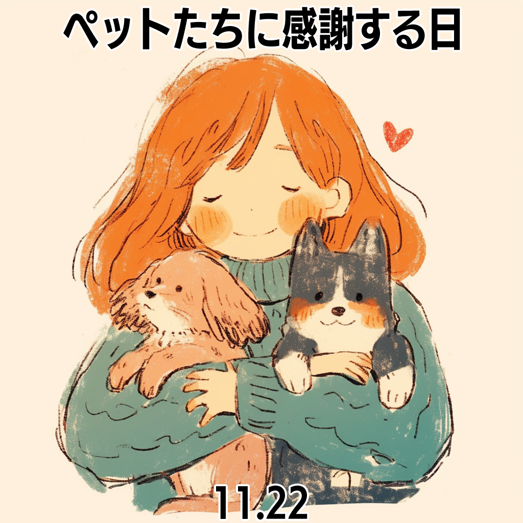 ペットたちに感謝する日
