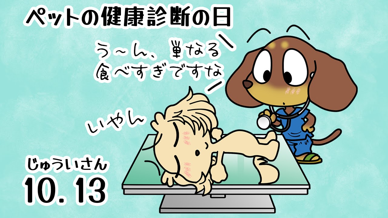 ペットの健康診断の日
