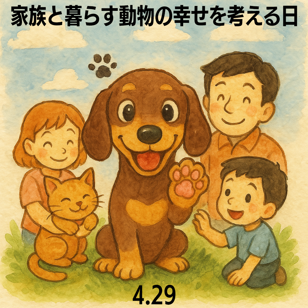 家族と暮らす動物の幸せを考える日