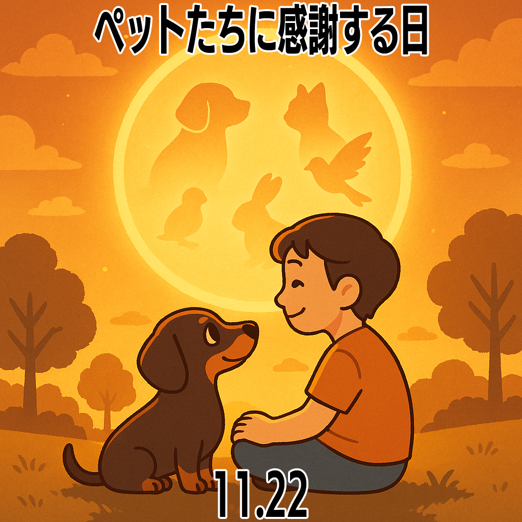 ペットたちに感謝する日