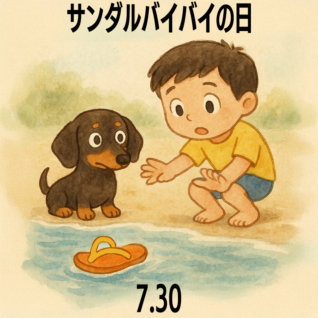 サンダルバイバイの日