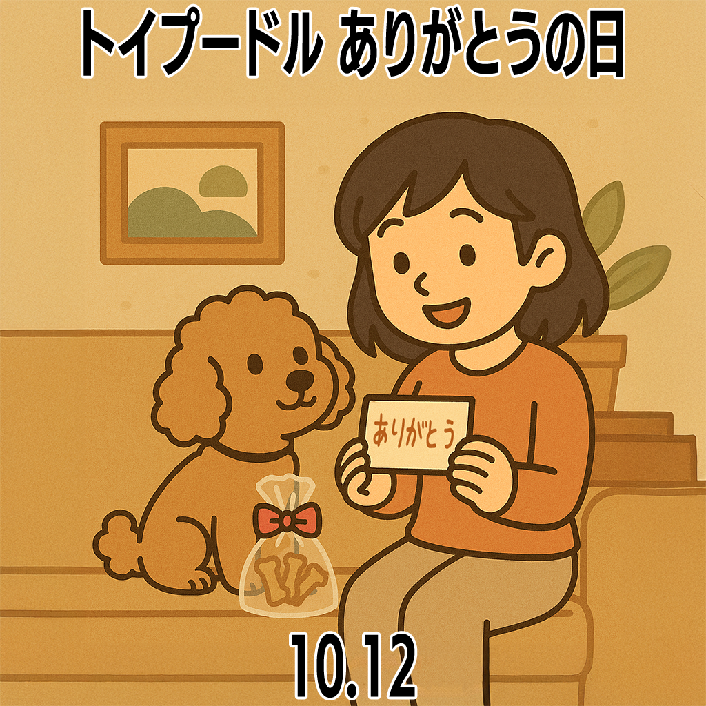 トイプードル ありがとうの日