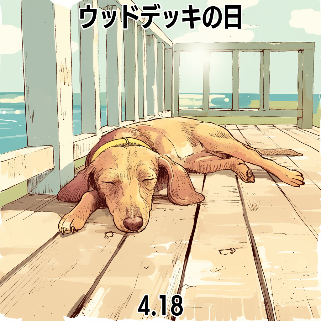 ウッドデッキの日