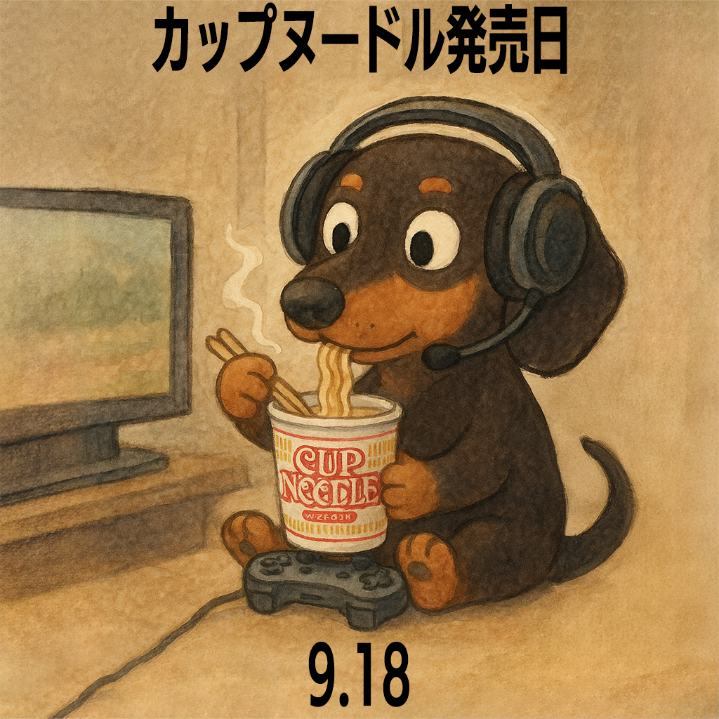 カップヌードル発売日