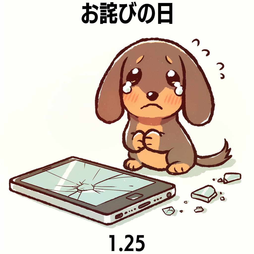 お詫びの日