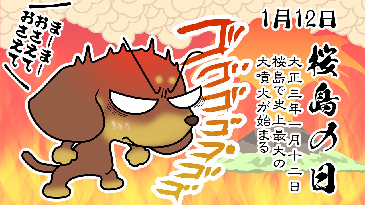 桜島の日