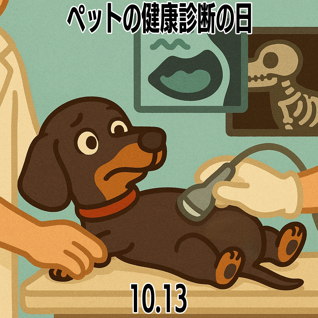 ペットの健康診断の日